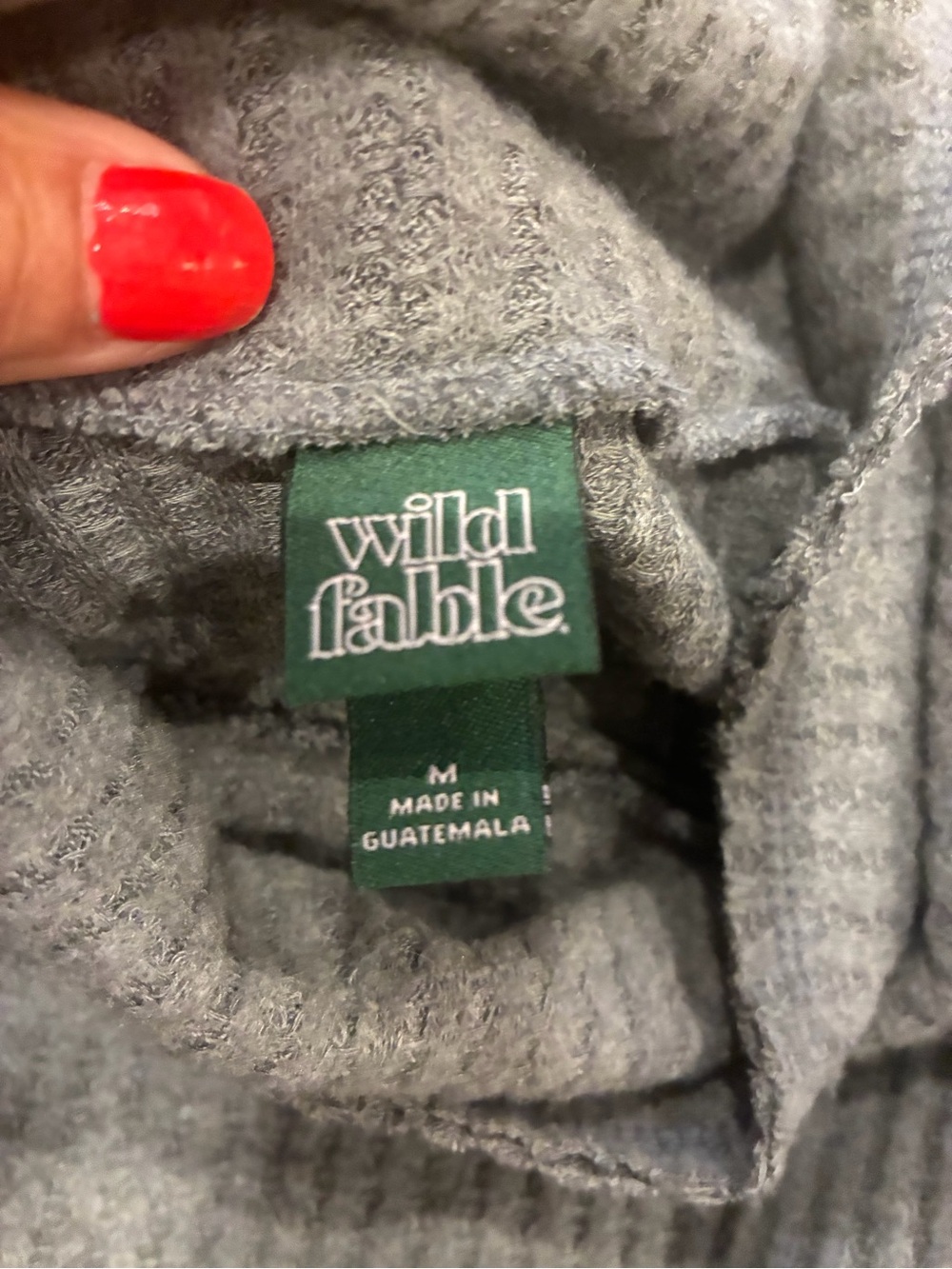 wild fable Waffle Knit Sweater - Pink, Black, Mint, Gray, Cream - Picture 4 of 6